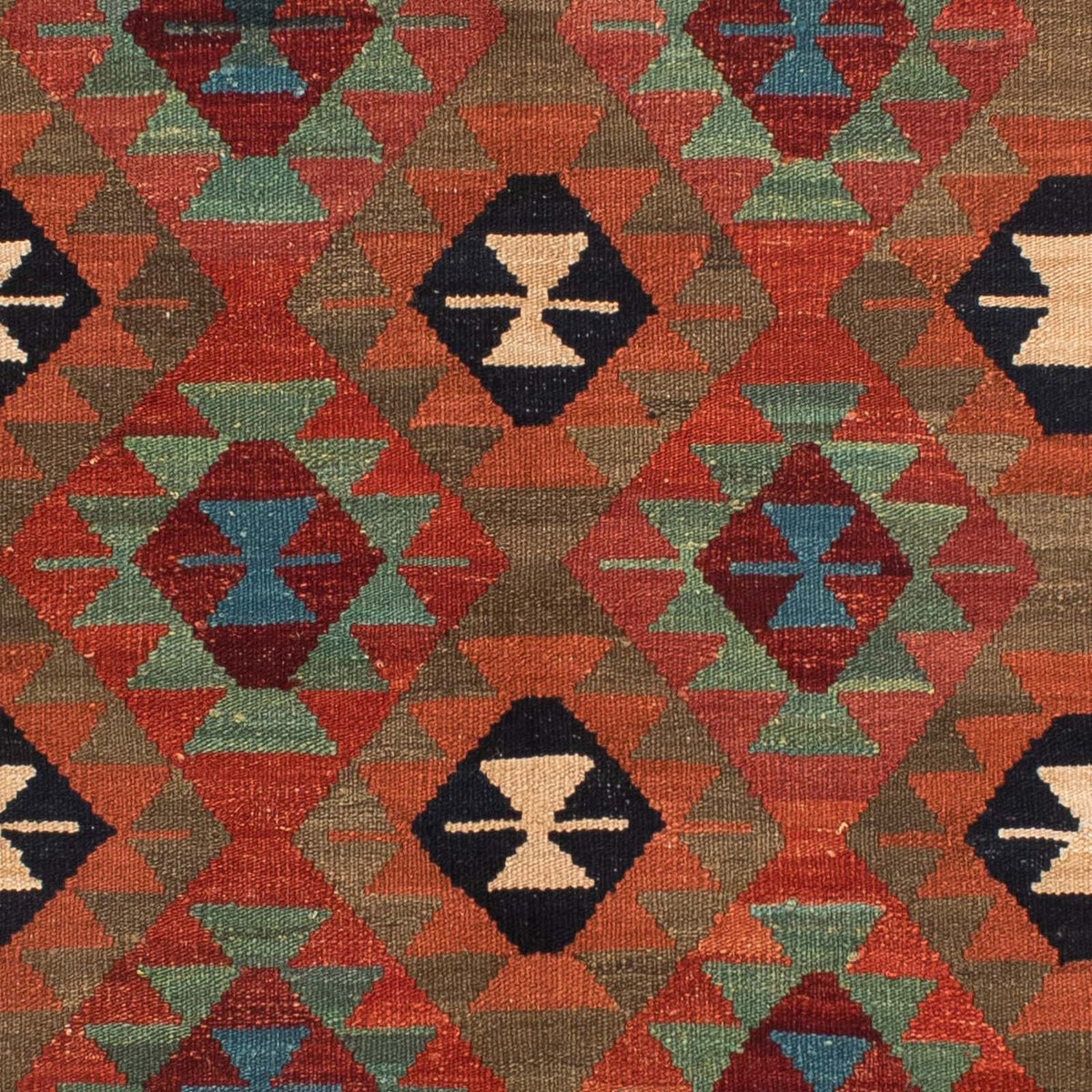 Kelim Carpet - Splash - 211 x 154 cm - flerfärgad