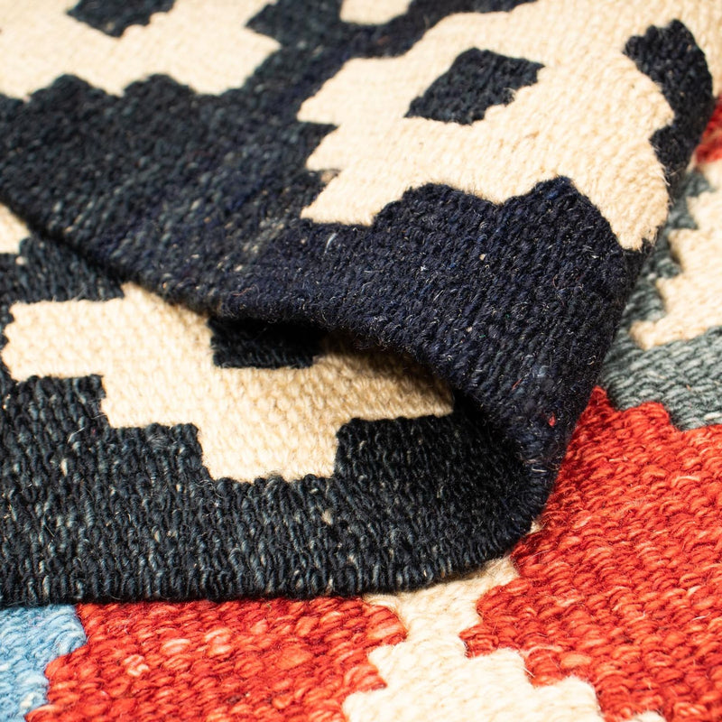 Kelim Carpet - Splash - 199 x 163 cm - flerfärgad