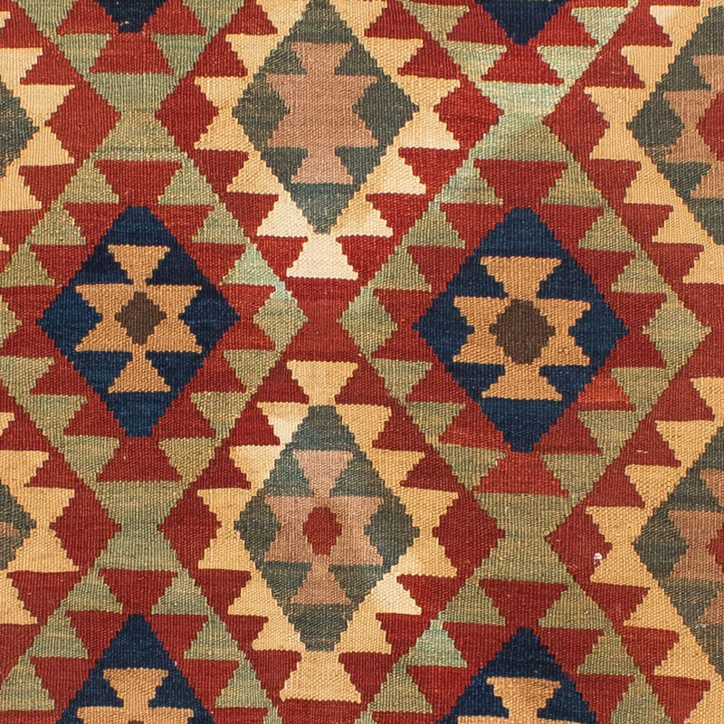 Kelim Carpet - Splash - 193 x 158 cm - flerfärgad