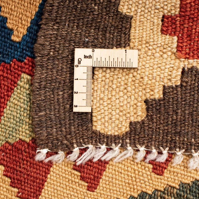 Kelim Carpet - Splash - 193 x 158 cm - flerfärgad