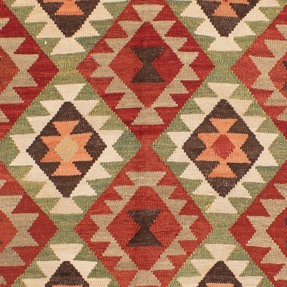 Kelim Carpet - Splash - 183 x 155 cm - flerfärgad