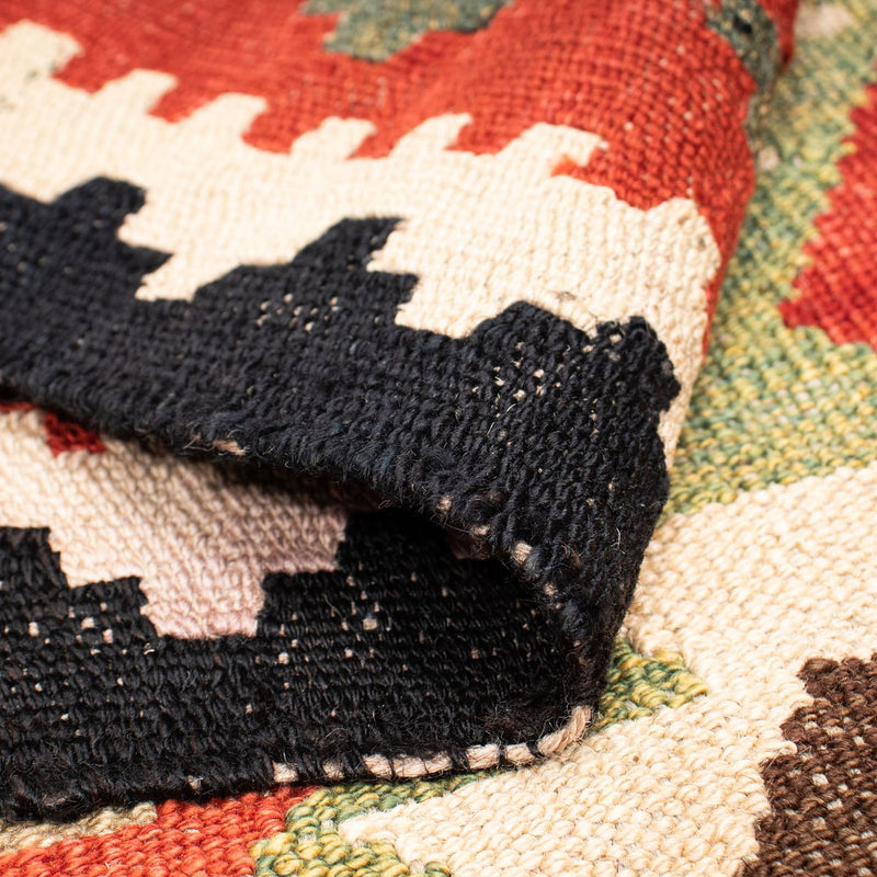 Kelim Carpet - Splash - 183 x 155 cm - flerfärgad