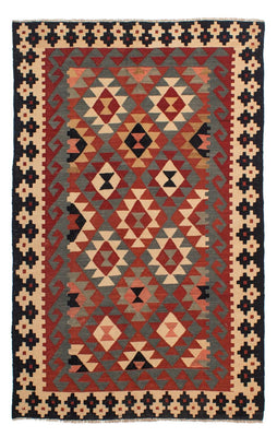 Kelim Carpet - Splash - 207 x 146 cm - flerfärgad