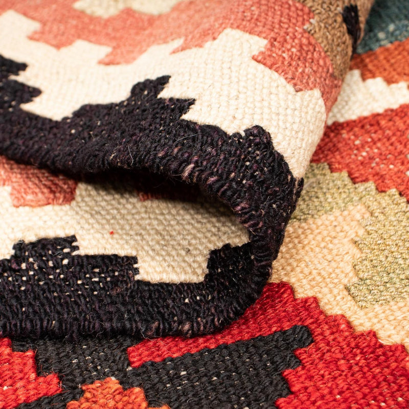 Kelim Carpet - Splash - 201 x 150 cm - flerfärgad