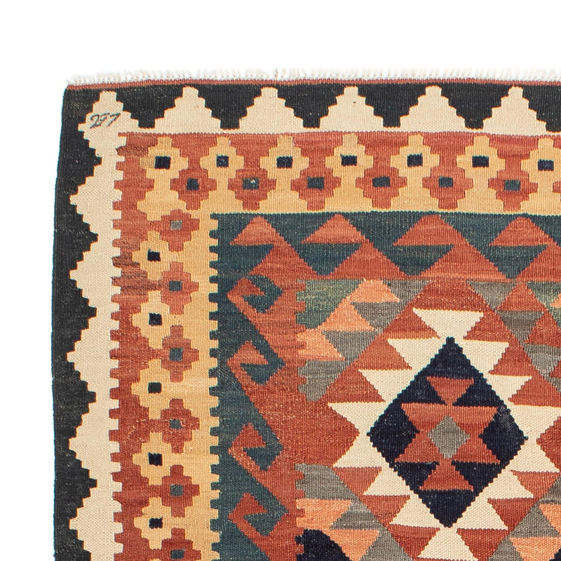 Kelim Carpet - Splash - 205 x 158 cm - flerfärgad