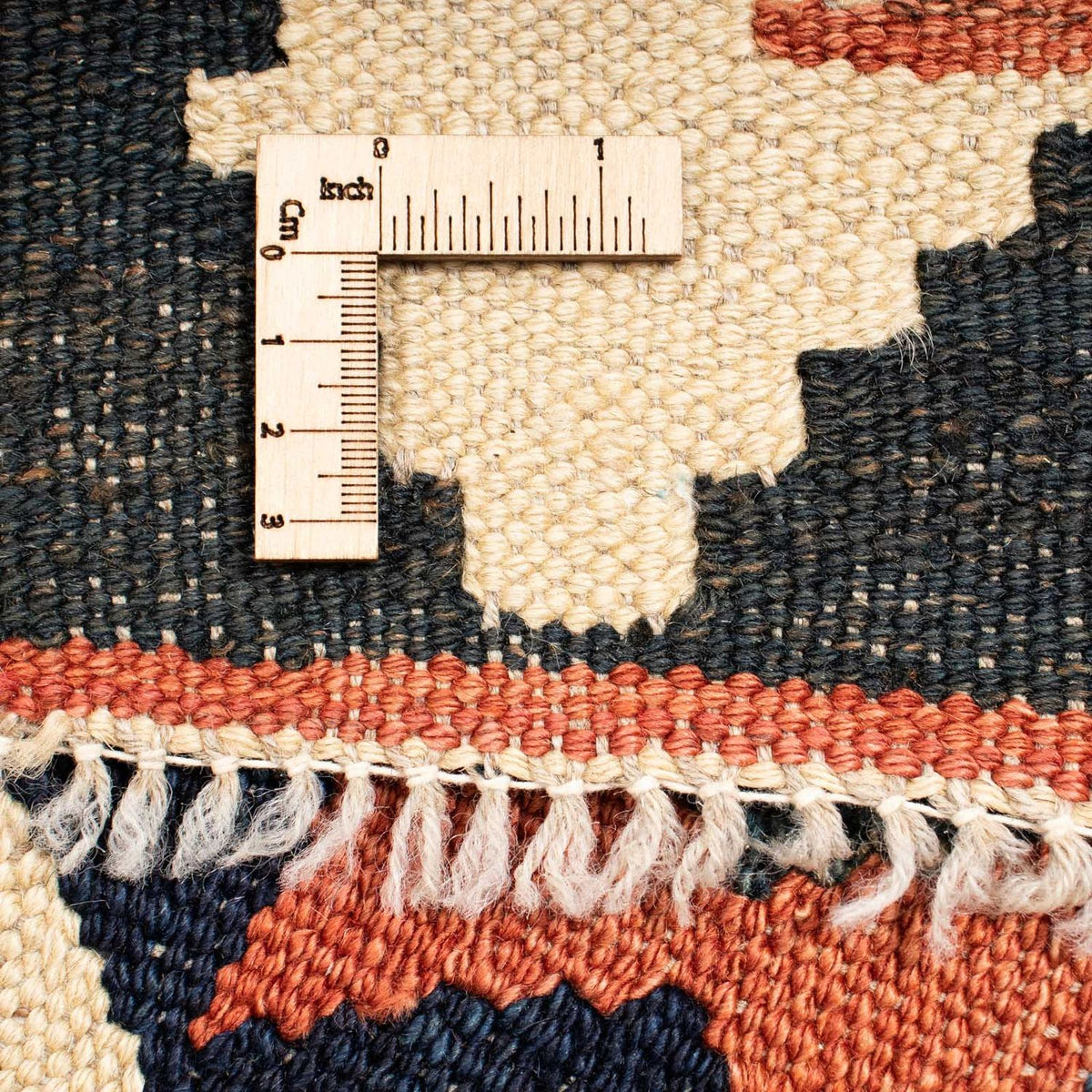 Kelim Carpet - Splash - 205 x 158 cm - flerfärgad