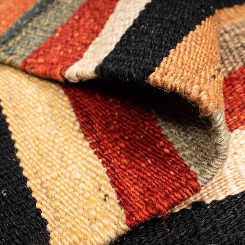 Kelim Carpet - Splash - 200 x 152 cm - flerfärgad