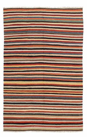 Kelim Carpet - orientalisk matta - 210 x 138 cm - flerfärgad