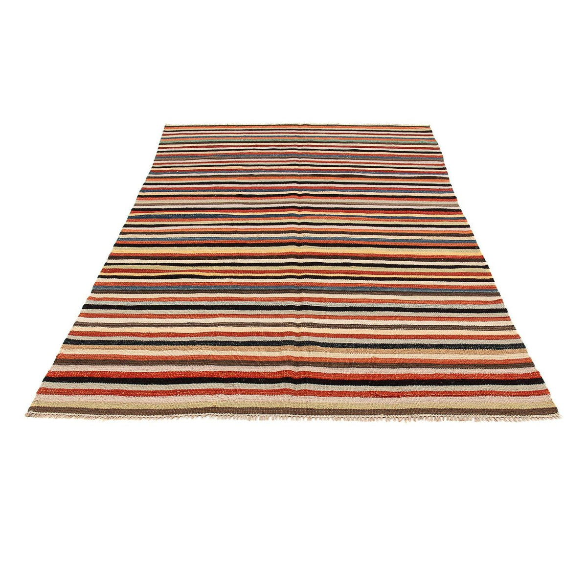 Kelim Carpet - orientalisk matta - 210 x 138 cm - flerfärgad