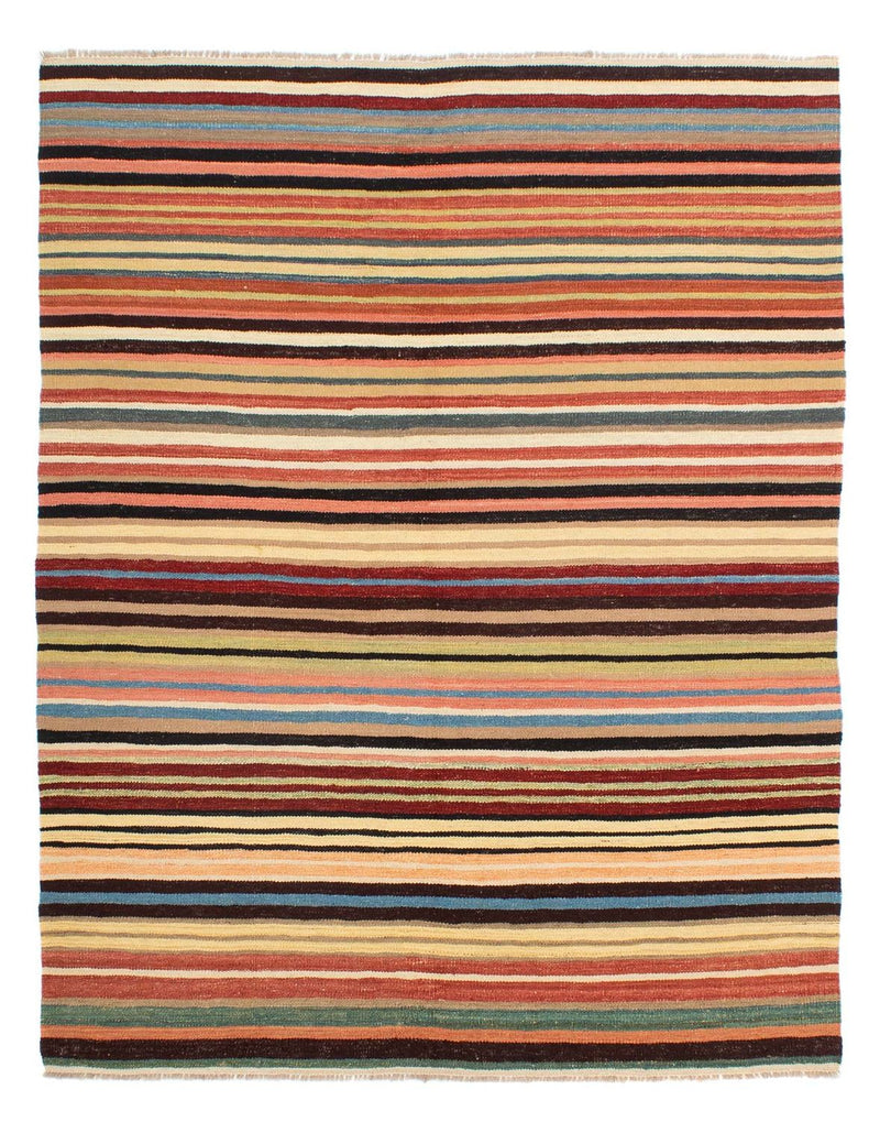 Kelim Carpet - Splash - 199 x 156 cm - flerfärgad