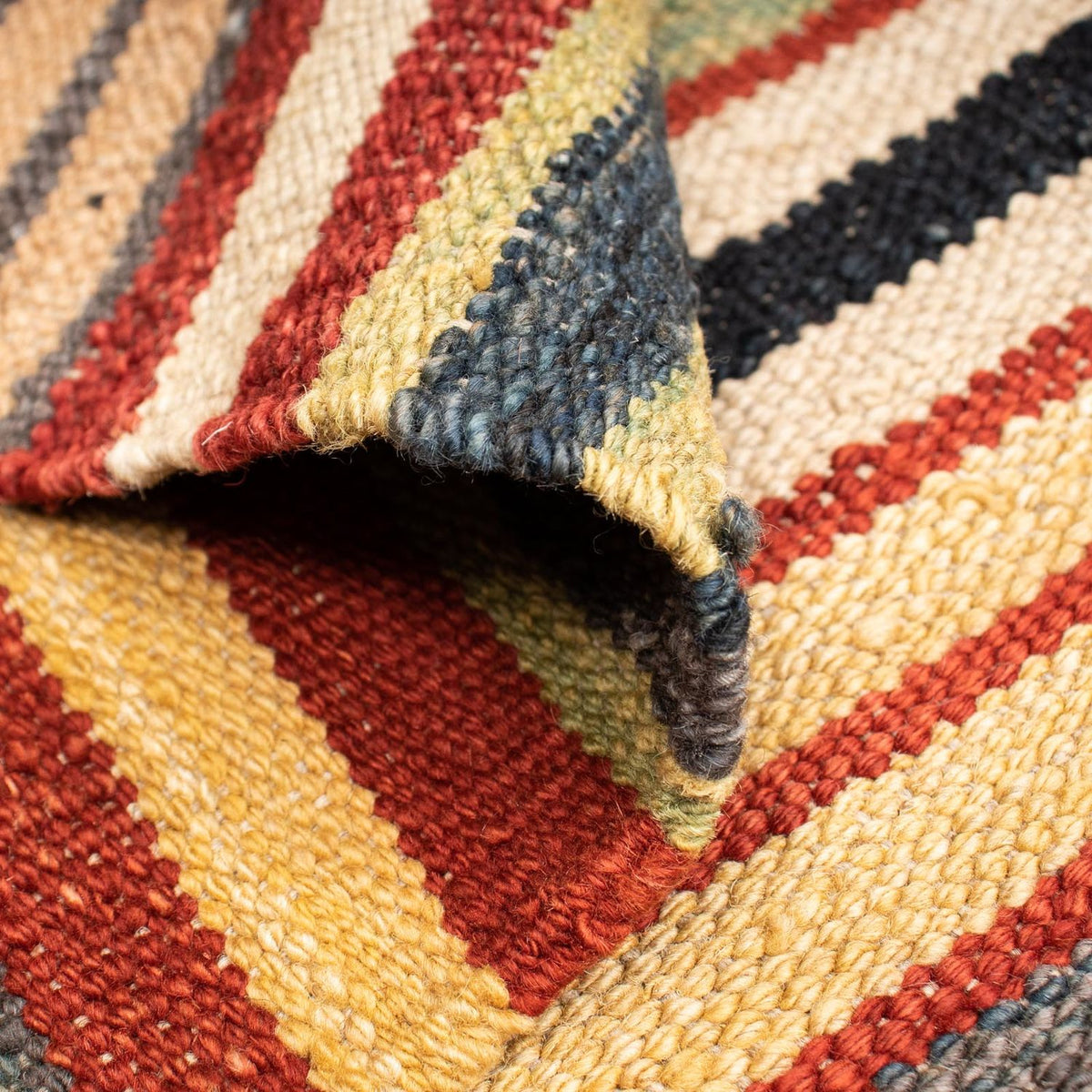 Kelim Carpet - Splash - 195 x 152 cm - flerfärgad