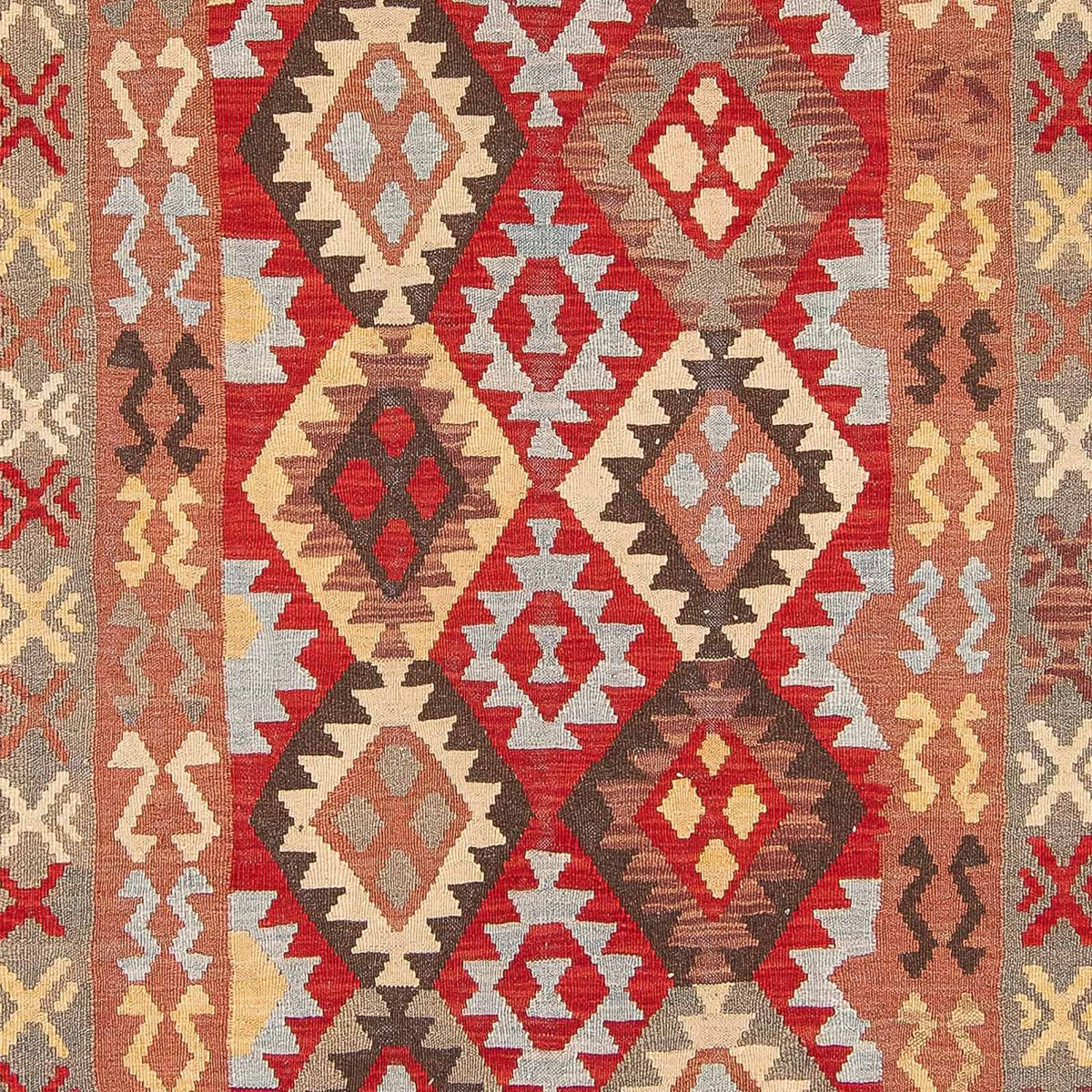 Kelim Carpet - Splash - 292 x 193 cm - flerfärgad