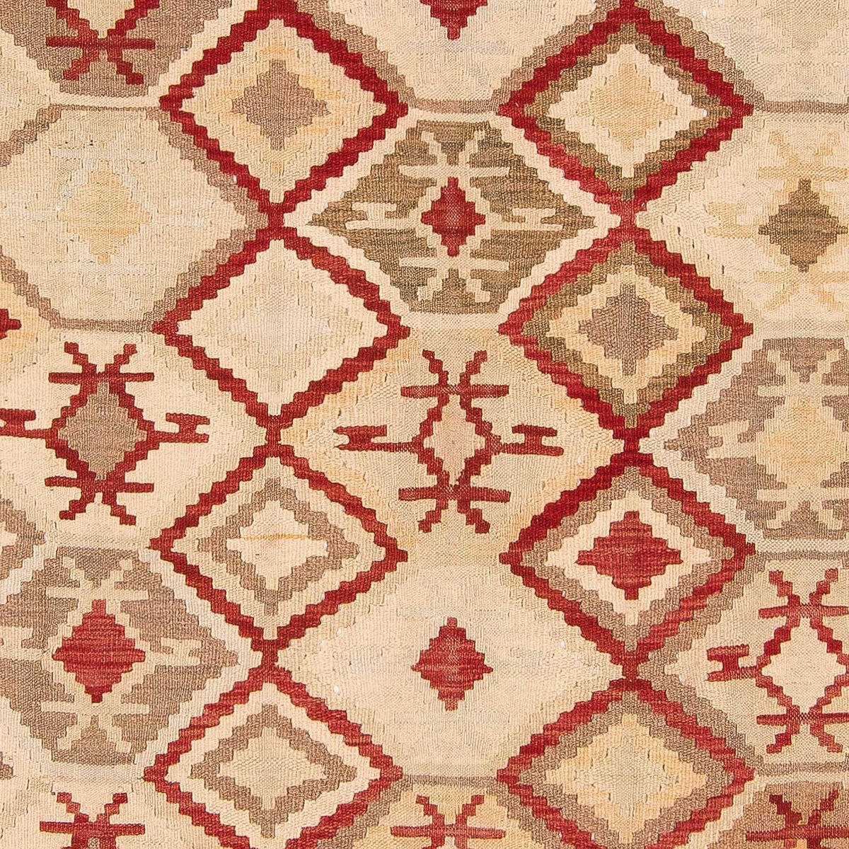 Kelim Carpet - Splash - 290 x 193 cm - beige
