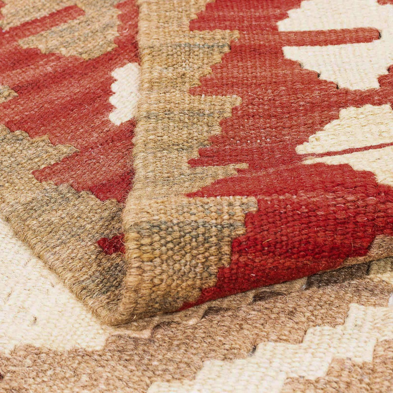 Kelim Carpet - Splash - 290 x 193 cm - beige