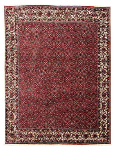 Bidjar Mattan 253x300cm - Persisk matta - mörkröd