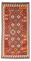 Runner Kelim Carpet - orientalisk matta - 195 x 98 cm - röd