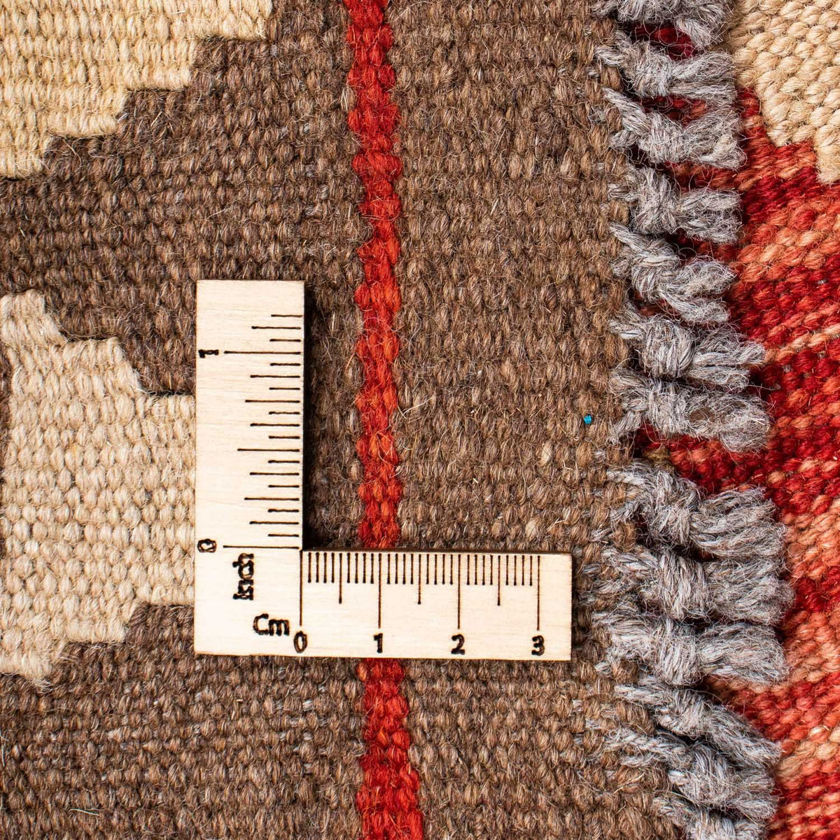 Runner Kelim Carpet - orientalisk matta - 195 x 98 cm - röd