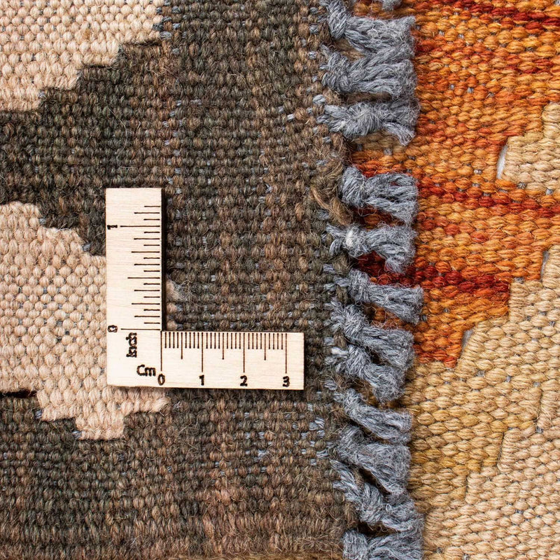 Kelim Carpet - orientalisk matta - 194 x 147 cm - ljusröd