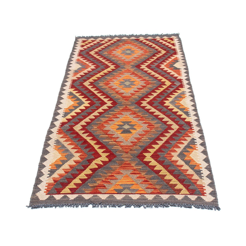 Runner Kelim Carpet - orientalisk matta - 191 x 80 cm - grått