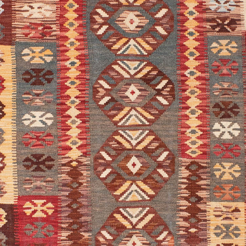 Kelim Carpet - orientalisk matta - 195 x 145 cm - flerfärgad
