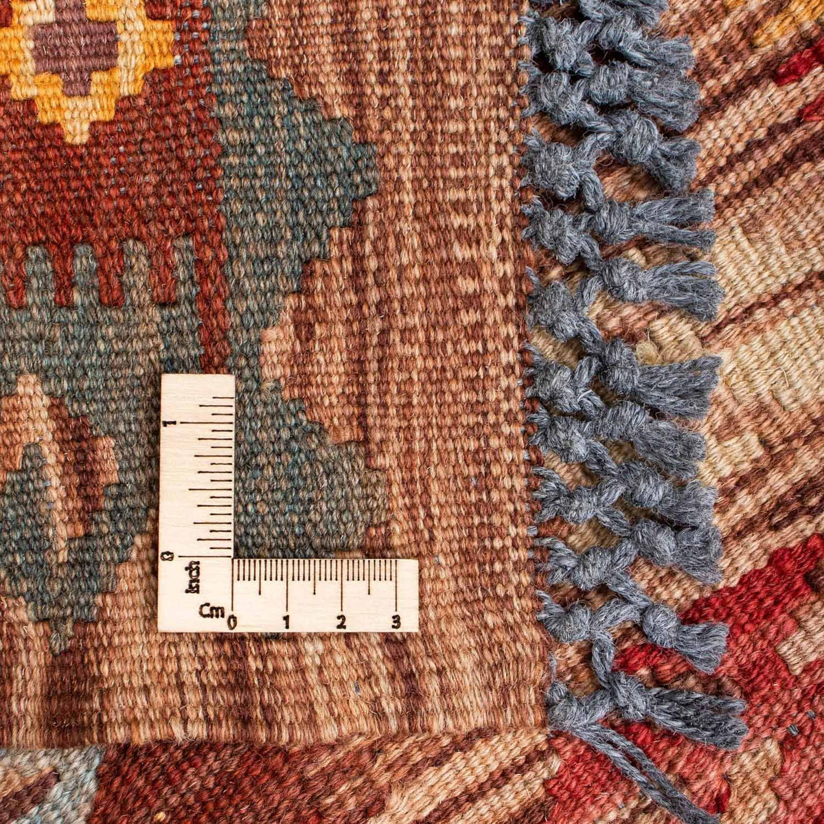 Kelim Carpet - orientalisk matta - 195 x 145 cm - flerfärgad