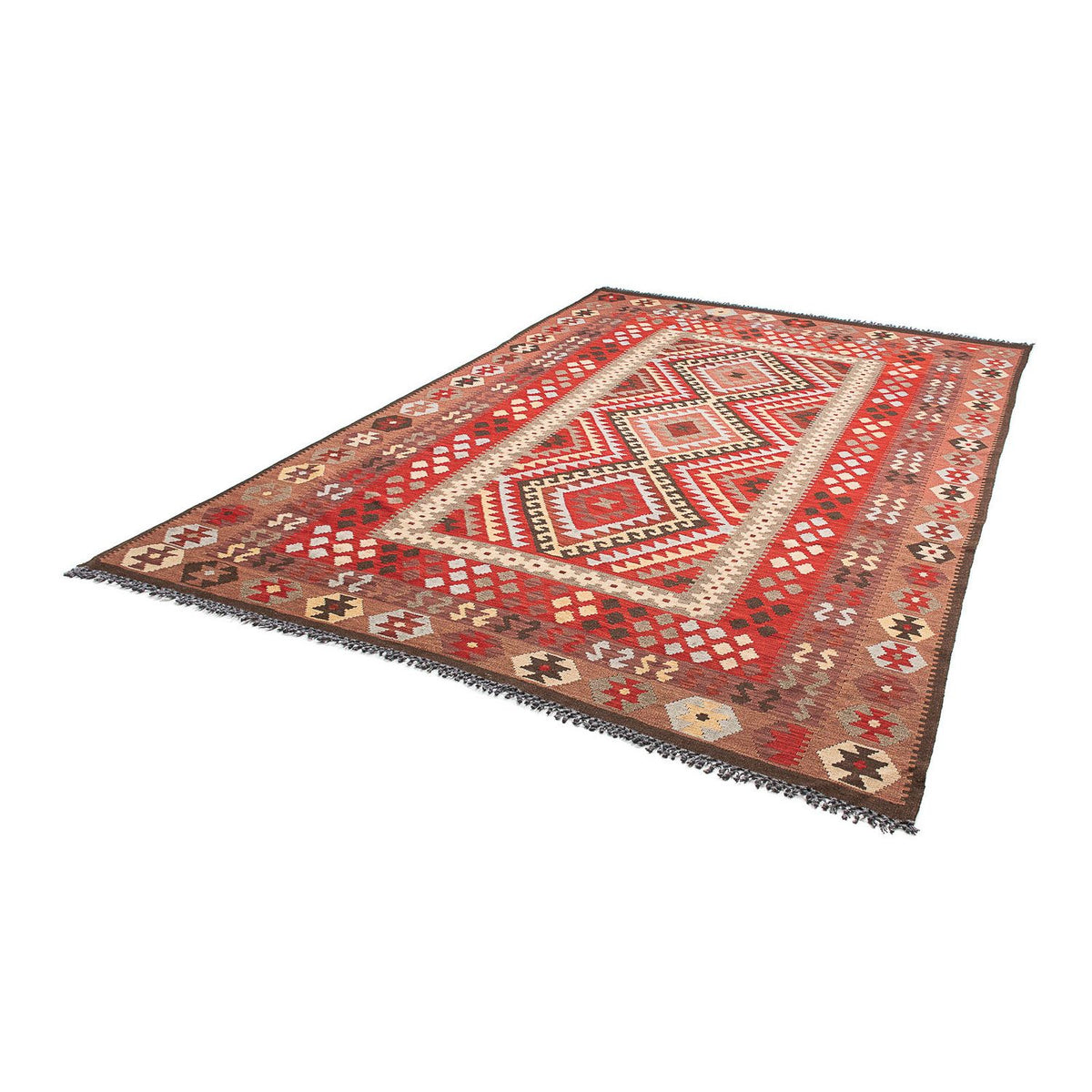 Kelim Carpet - Splash - 304 x 199 cm - flerfärgad