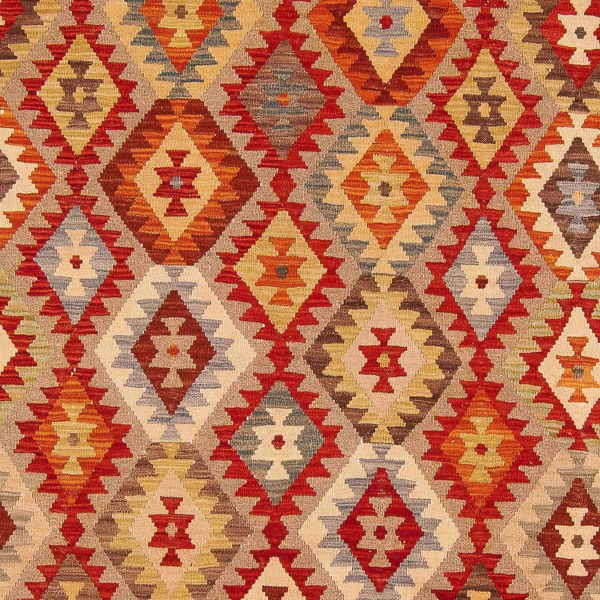 Kelim Carpet - Splash - 292 x 205 cm - flerfärgad