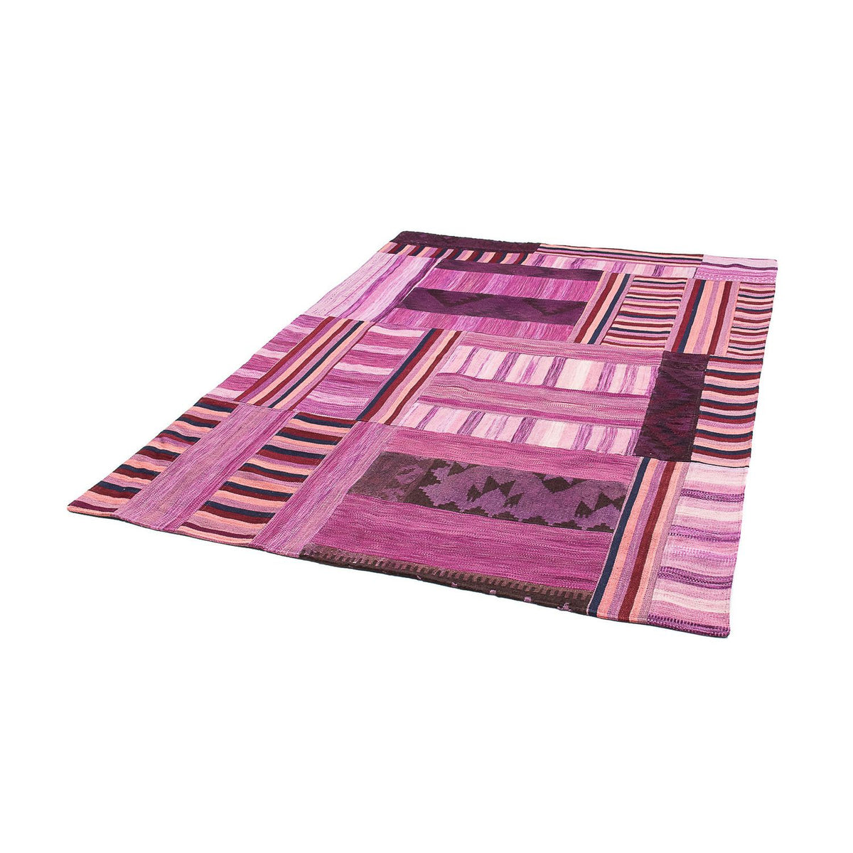 Patchwork-matta - 298 x 155 cm - lila