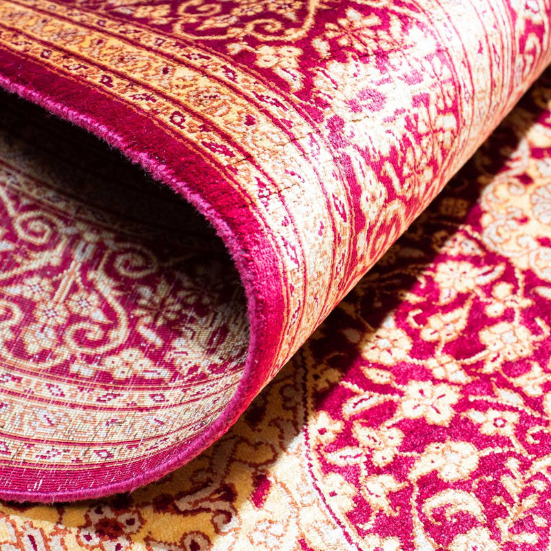 Persisk matta - Ghom - 147 x 102 cm - mörkröd