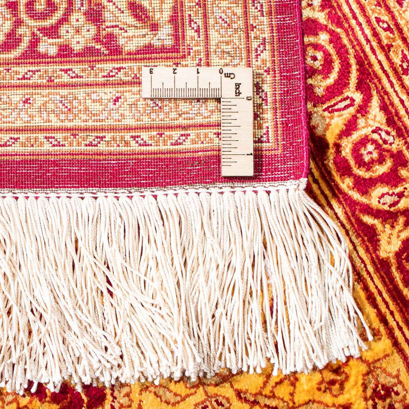 Persisk matta - Ghom - 147 x 102 cm - mörkröd