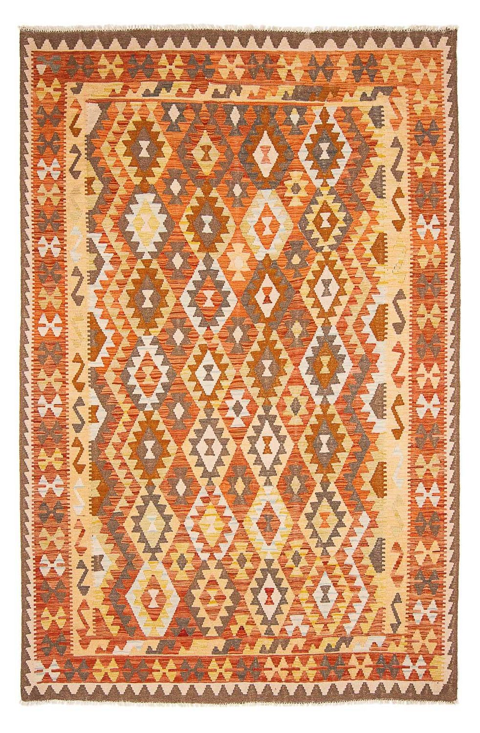 Kelim Carpet - Splash - 292 x 200 cm - flerfärgad