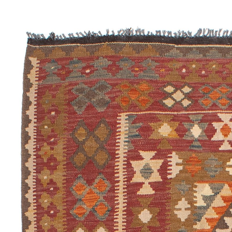 Kelim Carpet - Splash - 201 x 153 cm - flerfärgad