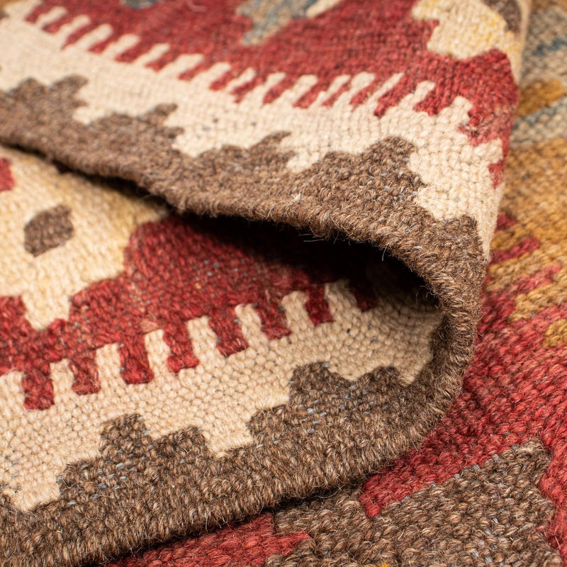 Kelim Carpet - Splash - 201 x 153 cm - flerfärgad