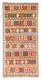 Runner Kelim Carpet - orientalisk matta - 200 x 92 cm - ljusbrun