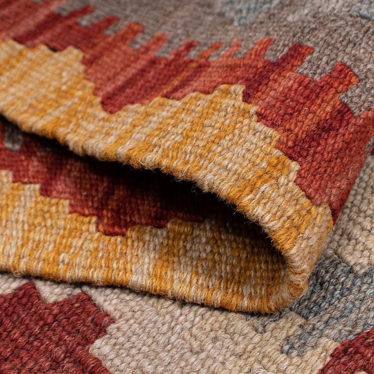 Runner Kelim Carpet - Splash - 312 x 80 cm - flerfärgad