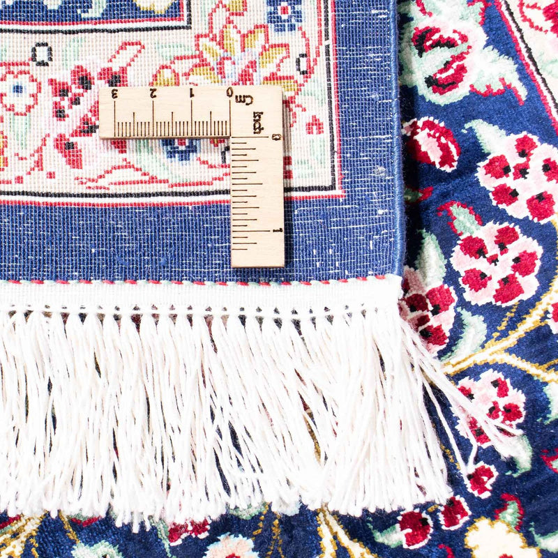 Persisk matta - Ghom - 152 x 100 cm - mörkblå