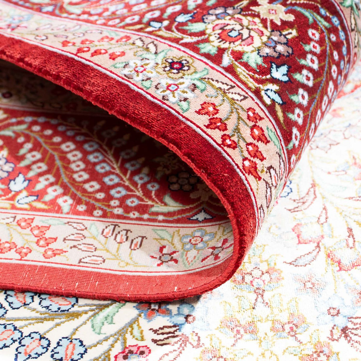 Persisk matta - Ghom - 158 x 103 cm - beige