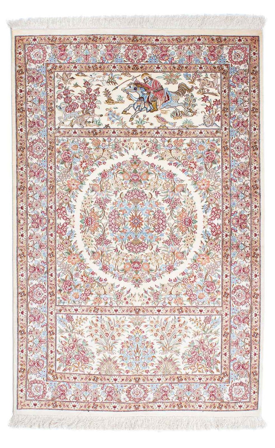 Persisk matta - Ghom - 157 x 100 cm - beige