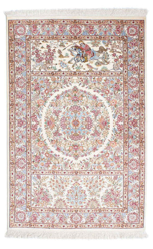 Persisk matta - Ghom - 157 x 100 cm - beige