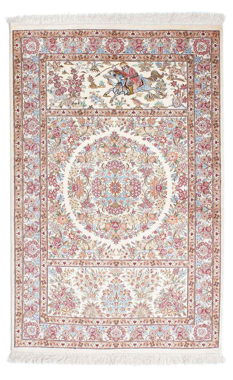 Persisk matta - Ghom - 157 x 100 cm - beige