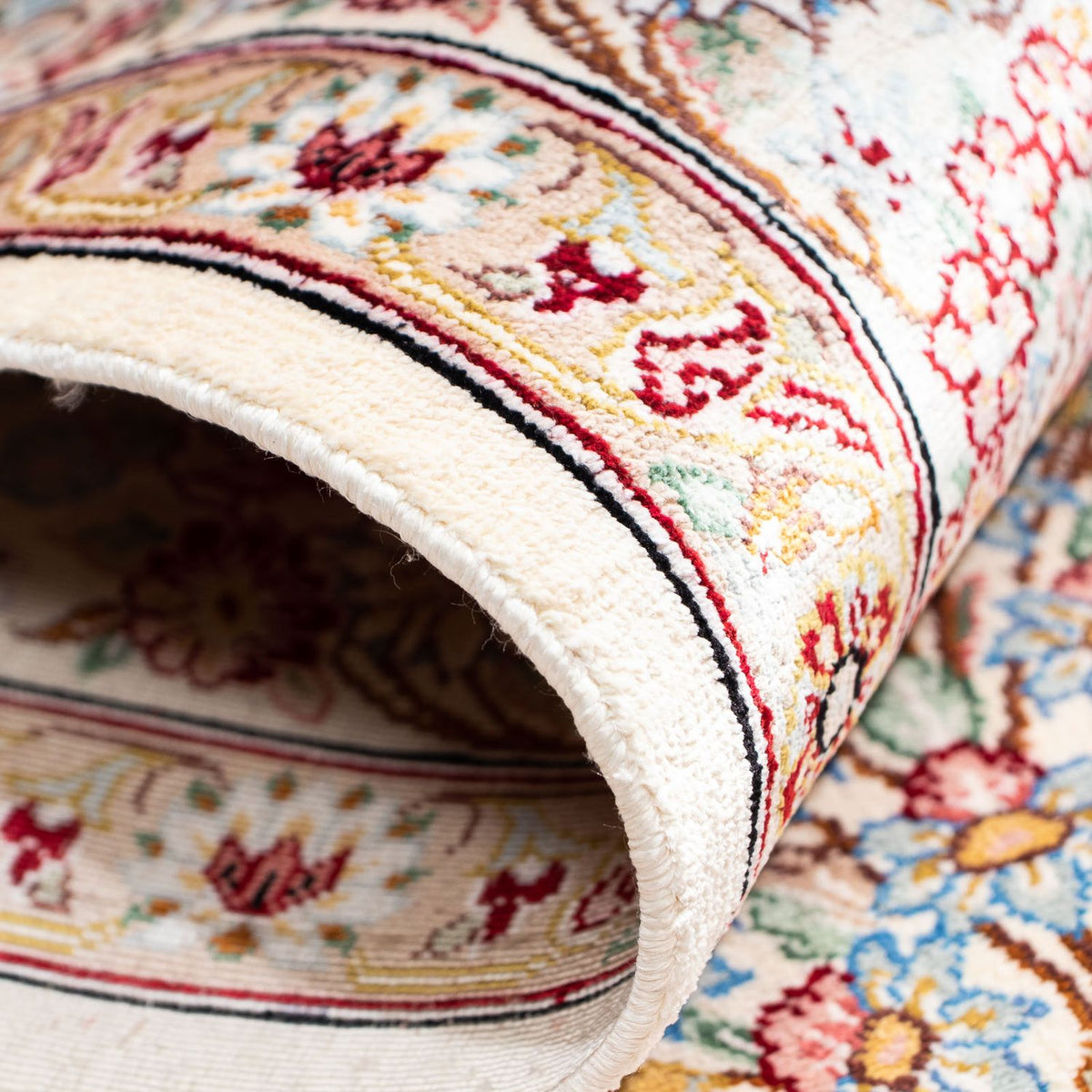 Persisk matta - Ghom - 157 x 100 cm - beige