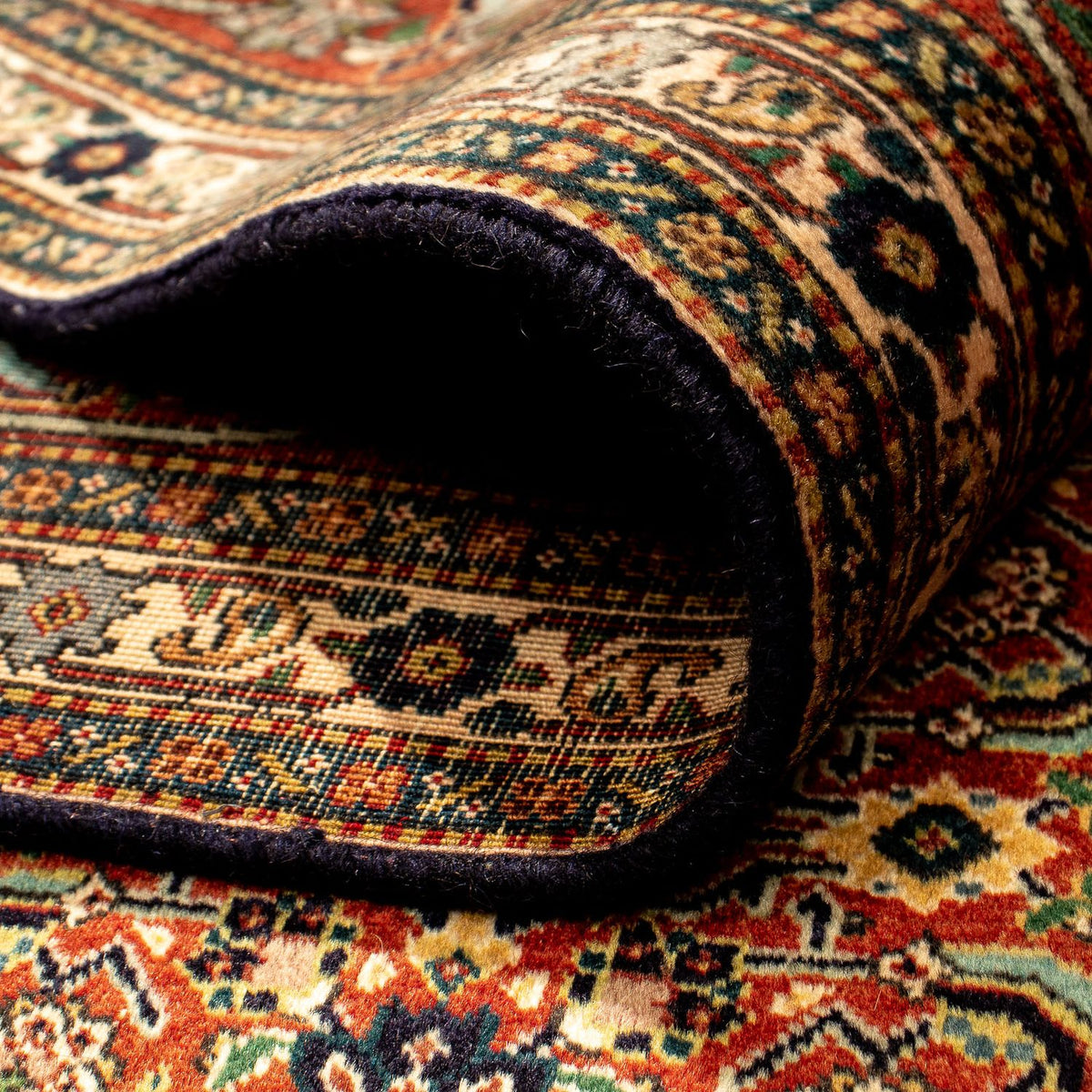 Persisk matta - Tabriz - 347 x 237 cm - flerfärgad