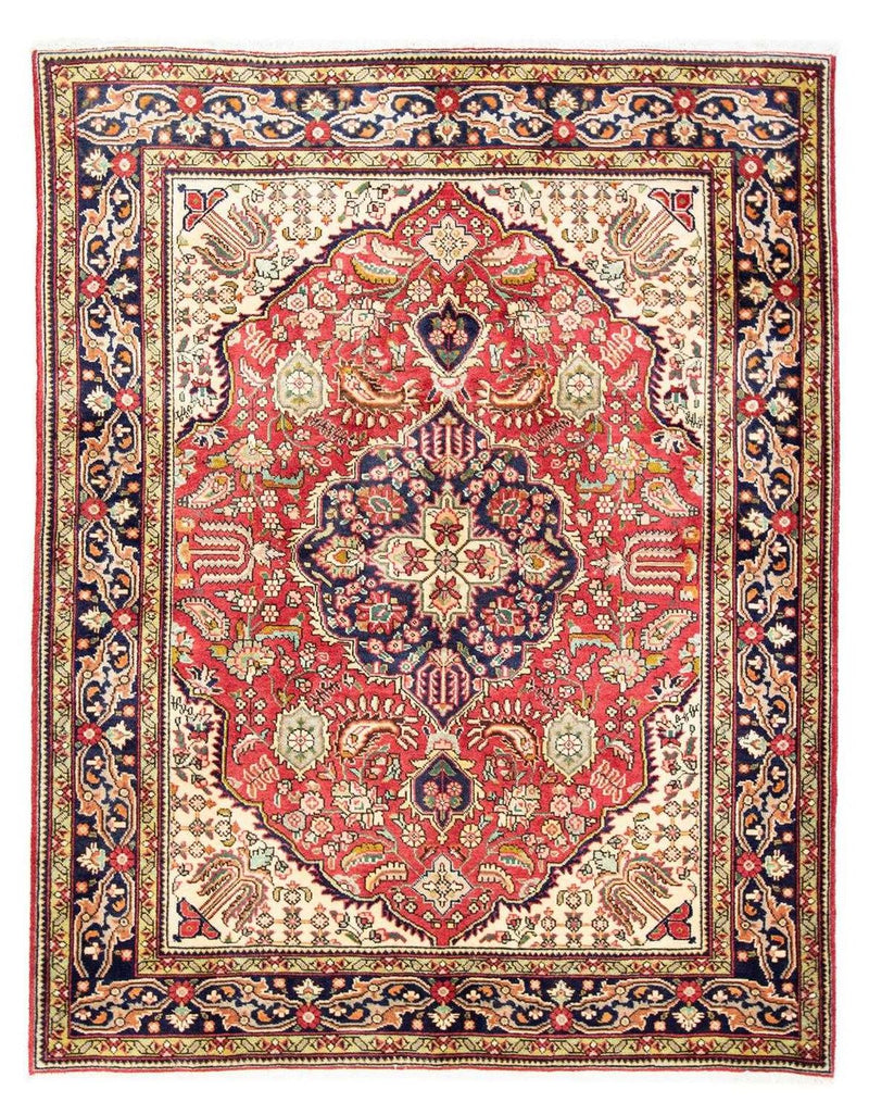 Persisk matta - Tabriz - Royal - 195 x 150 cm - röd