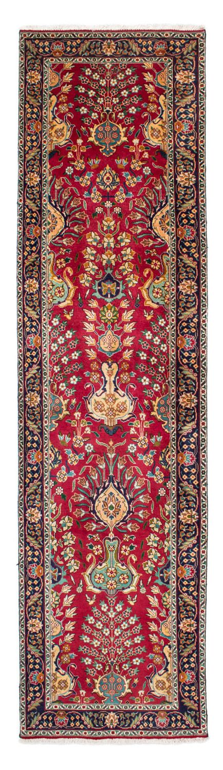 Runner Persisk matta - Tabriz - 400 x 105 cm - röd