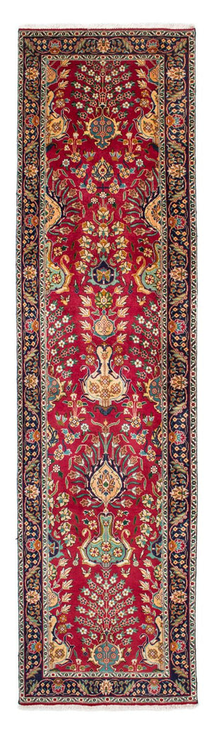 Runner Persisk matta - Tabriz - 400 x 105 cm - röd