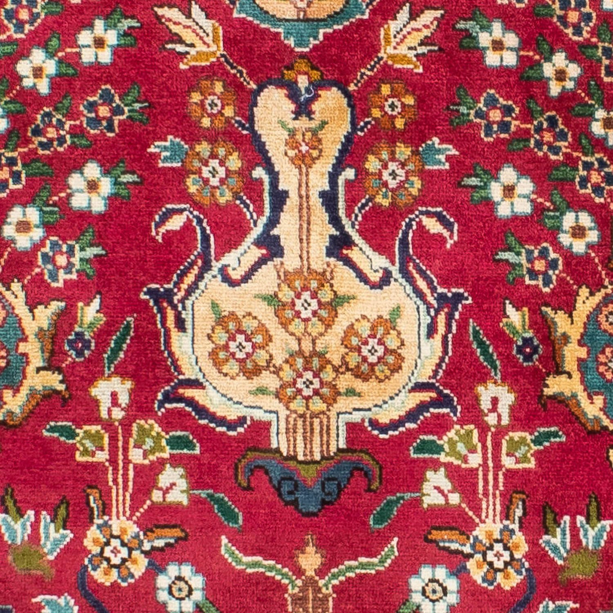 Runner Persisk matta - Tabriz - 400 x 105 cm - röd