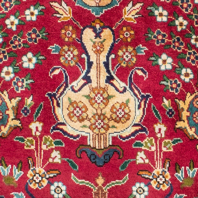 Runner Persisk matta - Tabriz - 400 x 105 cm - röd
