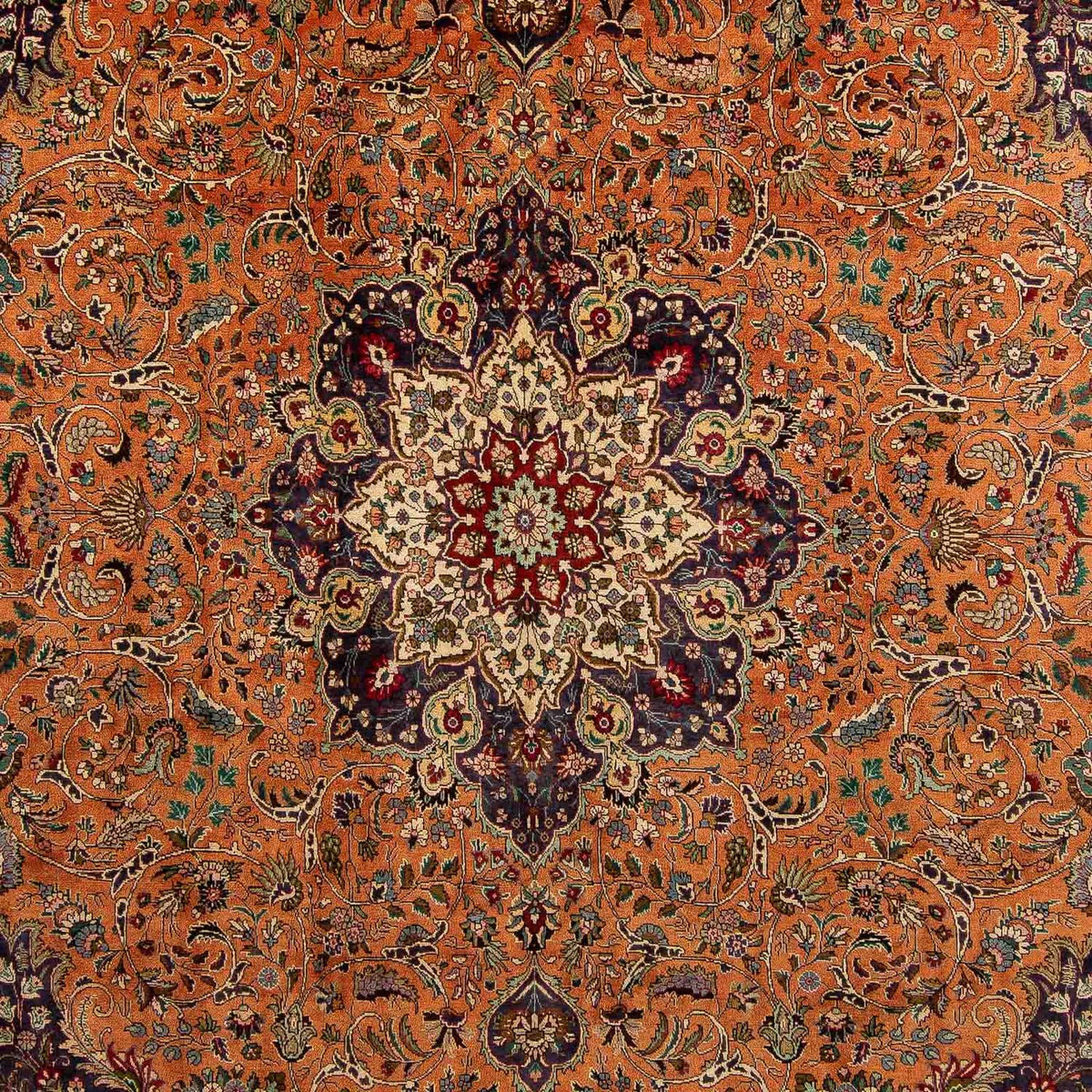 Persisk matta - Tabriz - 405 x 308 cm - rost