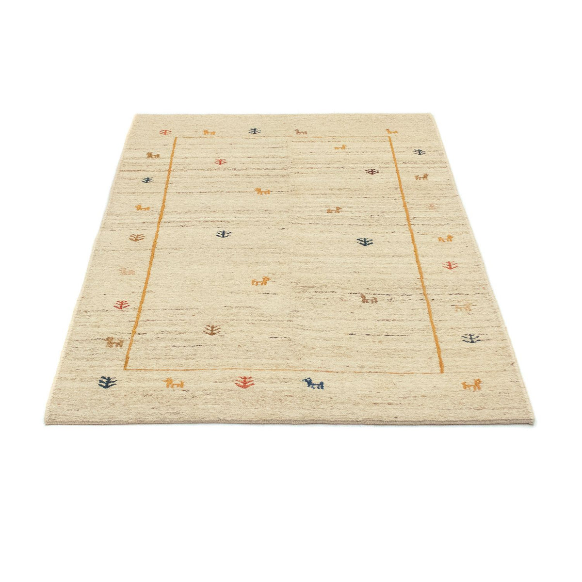 Gabbeh-matta - persisk - 143 x 97 cm - beige