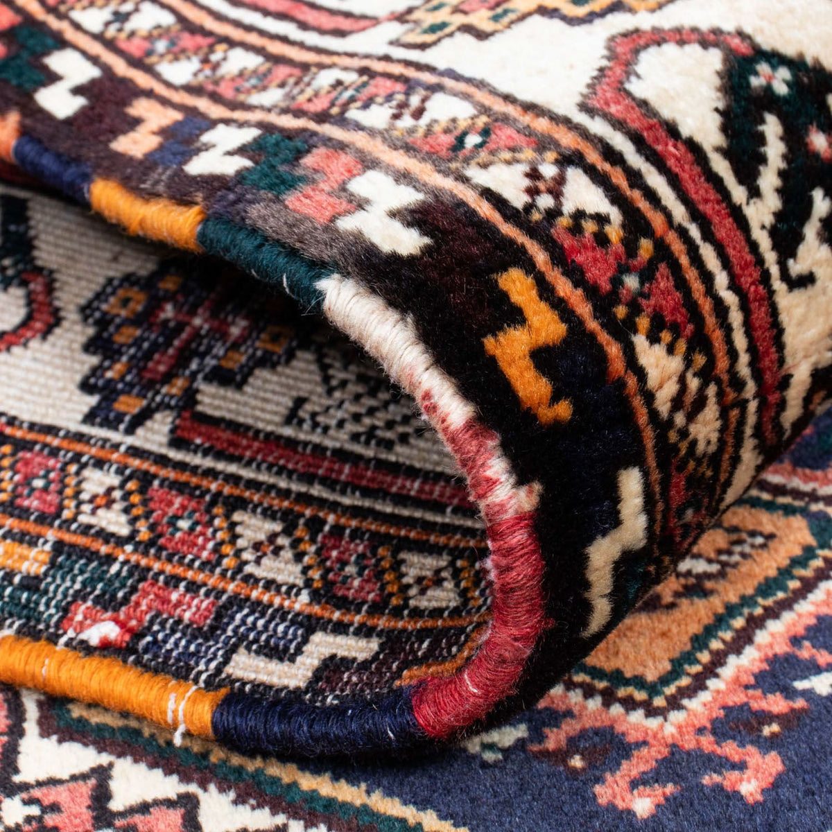 Runner Persisk matta - Nomadic - 400 x 100 cm - ljusröd